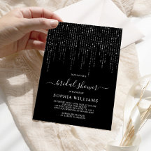 Dunkle Nacht- und String-Lights-Brautparty