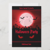 Dunkle Nachtbeobachter Einladung (Vorderseite)