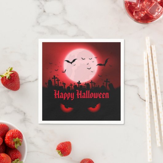 Dunkle Nachtbeobachter Serviette (Beispiel)