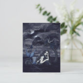 Dunkle Nachtkarte Postkarte (Stehend Vorderseite)