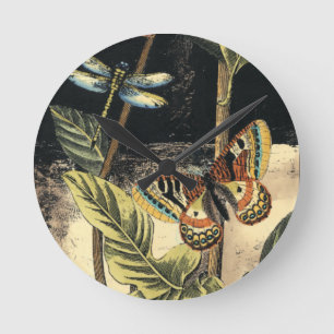 Dunkle Natur-Szene durch Visions-Studio Runde Wanduhr