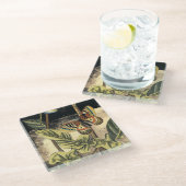 Dunkle Naturlandschaft durch Vision Studio Glasuntersetzer (Schrägansicht)