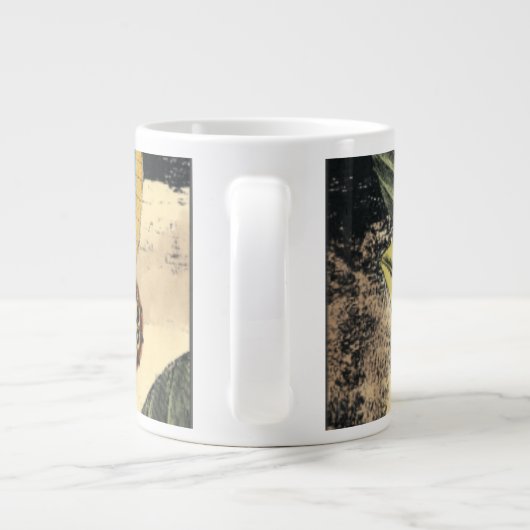 Dunkle Naturlandschaft durch Vision Studio Jumbo-Tasse (Rückseite)