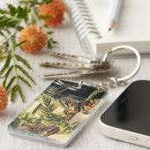 Dunkle Naturlandschaft durch Vision Studio Schlüsselanhänger (Vorderseite rechts)