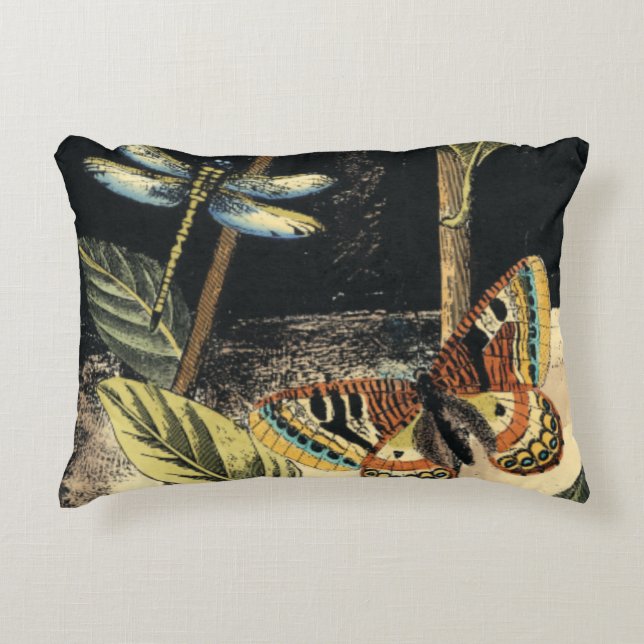 Dunkle Naturlandschaft durch Vision Studio Zierkissen (Vorderseite)