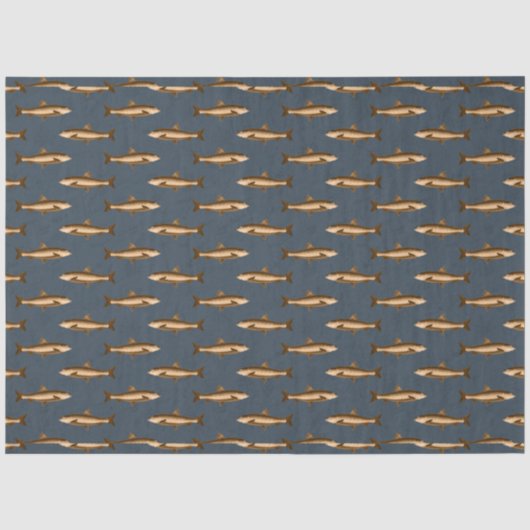 Dunkle Nautical-Serie Design 2 Seidenpapier (Vorderseite)