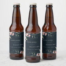 Dunkle Navy Blush Greenery Blumenzwiebeln Hochzeit