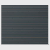 Dunkle Navy Jet Stream Streifen Geschenkpapier (Flach)