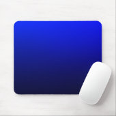Dunkle Navy Mitternacht Blue Ombre Gradient Mousepad (Mit Mouse)