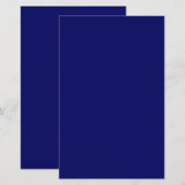 Dunkle Navy Solid Color (Vorne/Hinten)