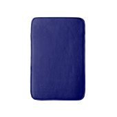 Dunkle Navy Solid Color Badematte (Vorderseite Vertikal)