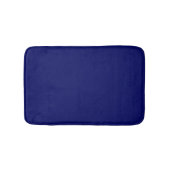 Dunkle Navy Solid Color Badematte (Vorderseite)