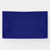 Dunkle Navy Solid Color Banner (Horizontal)
