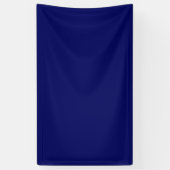 Dunkle Navy Solid Color Banner (Vertikal)