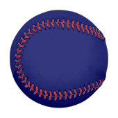 Dunkle Navy Solid Color Baseball (Vorderseite Links)