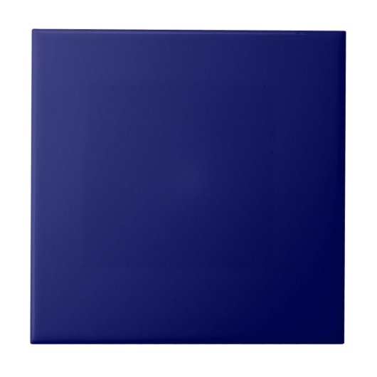 Dunkle Navy Solid Color Fliese (Vorderseite)