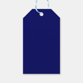 Dunkle Navy Solid Color Geschenkanhänger