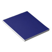 Dunkle Navy Solid Color Notizblock (angewinkelt)