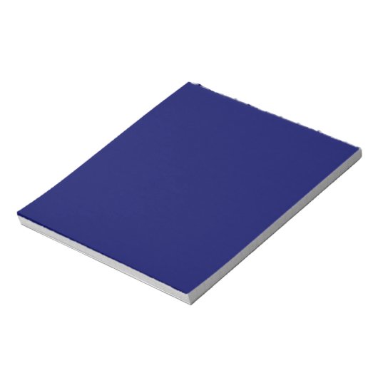 Dunkle Navy Solid Color Notizblock (Rotiert)