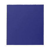 Dunkle Navy Solid Color Notizblock (Vorderseite)