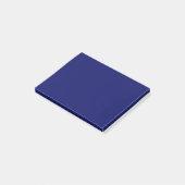Dunkle Navy Solid Color Post-it Klebezettel (angewinkelt)