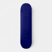 Dunkle Navy Solid Color Skateboard (Vorne)