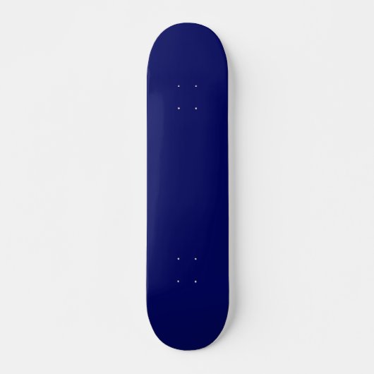 Dunkle Navy Solid Color Skateboard (Vorne)