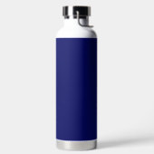Dunkle Navy Solid Color Trinkflasche (links)