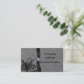 dunkle Nebengeschäftkarte Visitenkarte (Stehend Vorderseite)