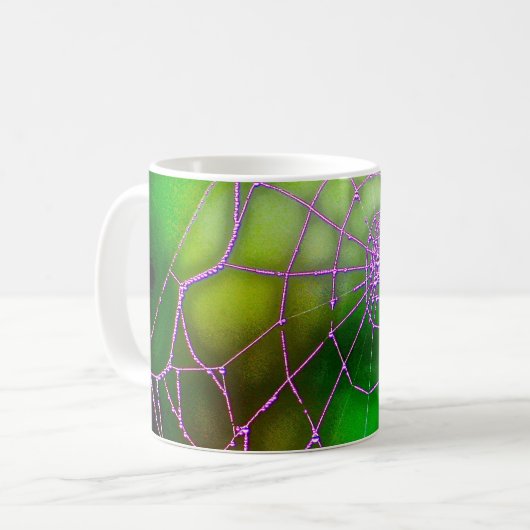 Dunkle Netz-Tasse Tasse (Vorderseite Links)