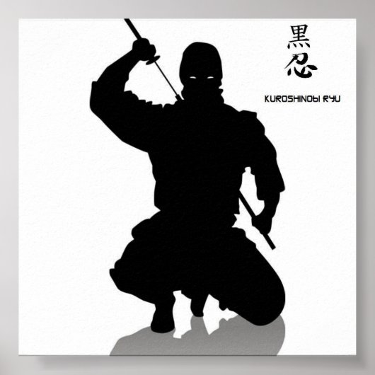 dunkle Ninja, Shhinnob Poster (Vorne)