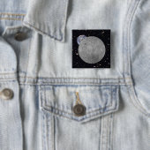Dunkle oder ferne Seite des Mond Sternenhimmel Button (Beispiel)