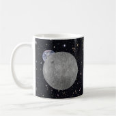 Dunkle oder ferne Seite des Mond Sternenhimmel Kaffeetasse (Links)