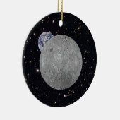 Dunkle oder ferne Seite des Mond Sternenhimmel Keramikornament (Rechts)
