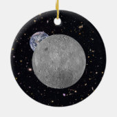 Dunkle oder ferne Seite des Mond Sternenhimmel Keramikornament (Hinten)