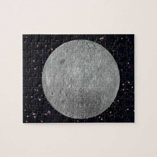 Dunkle oder ferne Seite des Mond Sternenhimmel Puzzle (Horizontal)