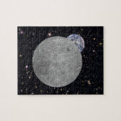 Dunkle oder ferne Seite des Mond Sternenhimmel Puzzle (Horizontal)