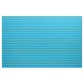 Dunkle Olive Green & Deep Sky Blue Streifen Stoff (Fat Quarter (45,7 x 55,9 cm))
