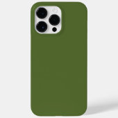Dunkle Olive Green Eine der besten Solid Green Sha Case-Mate iPhone Hülle (Rückseite)