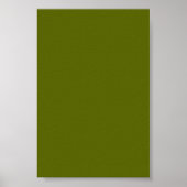 Dunkle Olive Green Hintergrund auf einem Poster (Vorne)