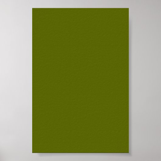 Dunkle Olive Green Hintergrund auf einem Poster (Vorne)