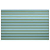 Dunkle Olive Green & Light Sky Blaue Streifen Stoff (Fat Quarter (45,7 x 55,9 cm))