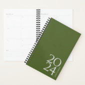 Dunkle Olive Green Personal Weekly Planer (Anzeige)