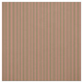 Dunkle Olive Green und Light Coral Lines Stoff (Muster)