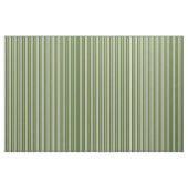 Dunkle Olive Green & White Lines Stoff (Fat Quarter (45,7 x 55,9 cm))