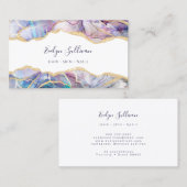 dunkle Opal-Visitenkarte Visitenkarte (Vorne/Hinten)