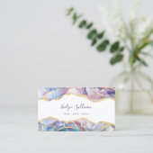 dunkle Opal-Visitenkarte Visitenkarte (Stehend Vorderseite)