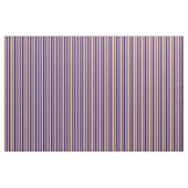 Dunkle Orange-, Beige- und Dunkelblaulinien Stoff (Yard (91,4 cm))