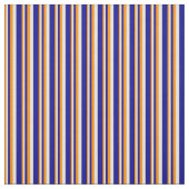Dunkle Orange-, Beige- und Dunkelblaulinien Stoff (Muster)