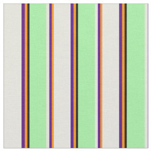 Dunkle Orange-, Indigofisch-, Beige-, Grün- und Sc Stoff